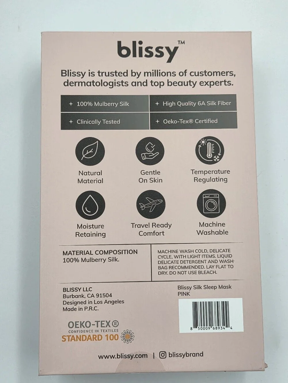 Blissy 100% mulberry